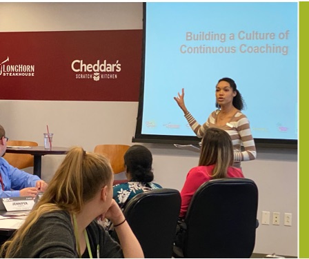 Team members in a Manager in Training classroom session